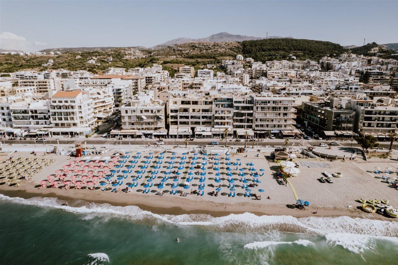 Palm Beach Hotel Apartments Rethimno Eksteriør billede